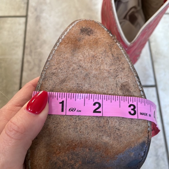 VTG Ralph Lauren Red Phoenix Bird Cowboy Boots Size 7 - Picture 11 of 12